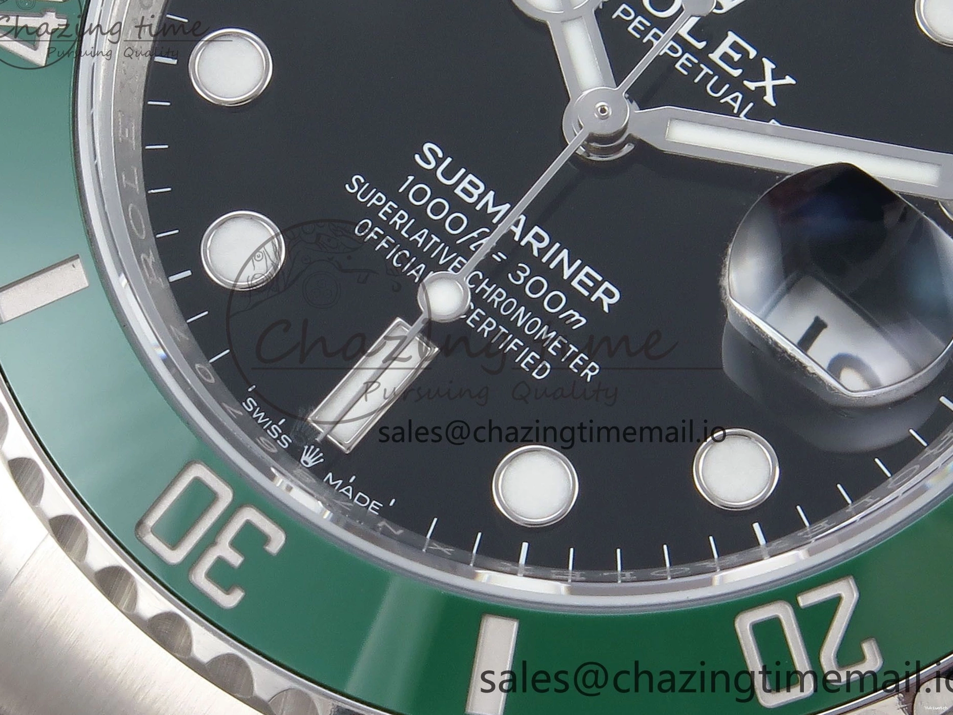 V2 SS HGF Dial Edition Black Green Best on 126610 Submariner LV SH3235 1:1 Bezel Bracelet 0226